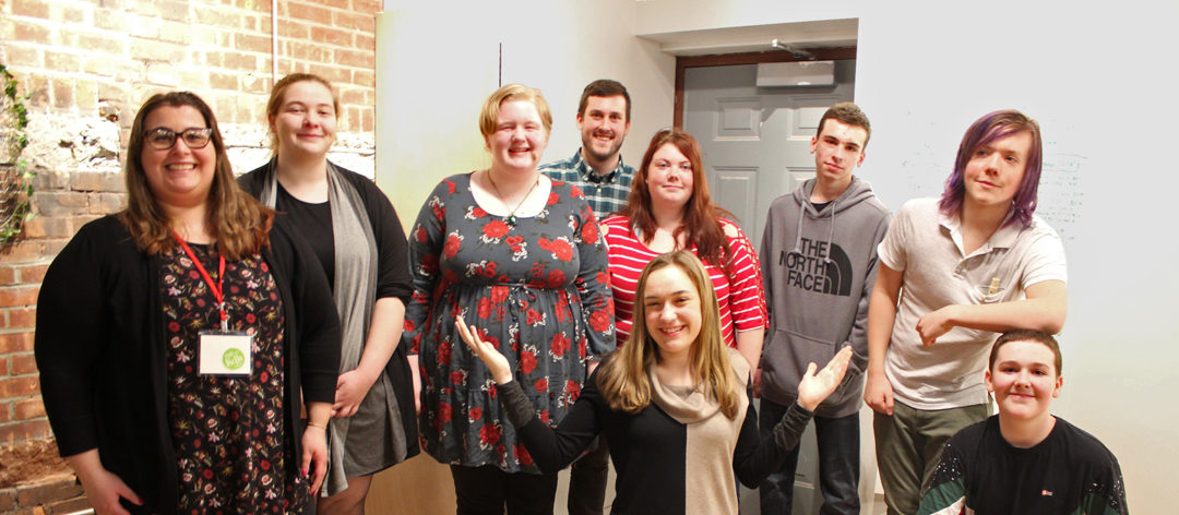A group of Teen Writing Workshop participants